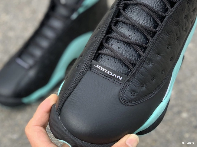Cheap TBkick 13 Black Retro Air Island Jordan Green 414571-030 0813